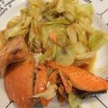 ベリーゆき's cooksnap of when they made キャベツがメインの鮭のチャンチャン焼き.
