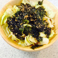 mu226's cooksnap of when they made 朝・昼・夜・後ひくレタスごま風サラダ♥.