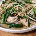 hirokomoko's cooksnap of when they made とっておきの「ニラ豚」.