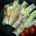 ぴぃ ちゃん's cooksnap of when they made 簡単！肉みそ生春巻き.
