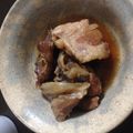ポメちょん's cooksnap of when they made 豚軟骨煮　骨ごとコリコリ食べれます.