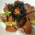 ゆかちょこびっち's cooksnap of when they made 家族大好き♪アボカド海鮮ユッケ丼.