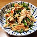 YUKIKI☆'s cooksnap of when they made 簡単おつまみ♪ささみのキムチかいわれ和え.
