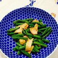 kookuro's cooksnap of when they made いんげんとベーコンのカレーオイスター炒め.