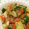 まみチャン。's cooksnap of when they made 生姜香る♪甘辛野菜炒め.