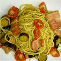 t01109ji's cooksnap of when they made 自家製バジルのジェノベーゼパスタ.