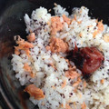 mis0co's cooksnap of when they made 鮭フレークとゆかりご飯.