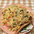 リョウ1192's cooksnap of when they made 簡単♪ウェイパーでしらすチャーハン.