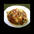 mackey7_7's cooksnap of when they made なす・新玉ねぎ・セロリ・ひき肉の甘辛炒め.