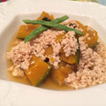 mari*'s cooksnap of when they made かぼちゃと鶏ひき肉のウマウマ煮.