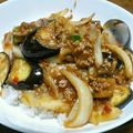 クックHDD0HH☆'s cooksnap of when they made 夏バテ防止♡夏野菜の超簡単スタミナ麻婆丼.