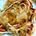 くーたんママ's cooksnap of when they made たこ焼き風山芋入り☆美味しいお好み焼き☆.
