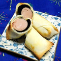 シャンプーハット's cooksnap of when they made お魚ソーセージとチーズの春巻き.