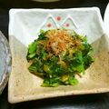 SP♪'s cooksnap of when they made モロヘイヤと梅の小鉢.