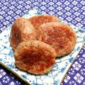 シャンプーハット's cooksnap of when they made スパムと玉ねぎのミニハンバーグ.
