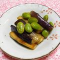 シャンプーハット's cooksnap of when they made なすと枝豆のきんぴら☆お弁当.