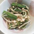 ☆みきぶた☆'s cooksnap of when they made めんつゆ1つで本格オクラのおひたし!.