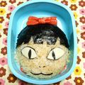 シャンプーハット's cooksnap of when they made ゲゲゲの鬼太郎キャラ弁.