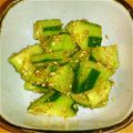 とものりのもと's cooksnap of when they made きゅうりの胡麻和え❀3分クッキング.