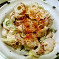 kaeかえちゃん's cooksnap of when they made たらこ＊ちくわ＊長葱＊マヨ胡麻和え.
