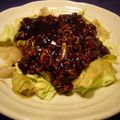 まほじょ's cooksnap of when they made シャキシャキ野菜の挽肉ソースがけ.
