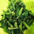 タイガーりり's cooksnap of when they made からし菜のごま和え♪.