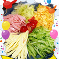 ♡こころ♡'s cooksnap of when they made 冷やし中華の具に♥︎新たな歴史。.