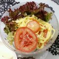 sachi1229's cooksnap of when they made ☆かぼちゃとキャベツのサラスパ☆.