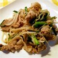 あ～ちゃんさ～ちゃん's cooksnap of when they made ＊豚とニラもやしのマヨ醤油炒め＊.