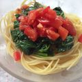 satoring11's cooksnap of when they made モロヘイヤとトマトの冷やしぶっかけ麺.