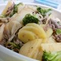 ヤスコ♪'s cooksnap of when they made 牛肉とポテトのバター醤油ハーブ焼き.