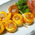 のんのんSTELLA's cooksnap of when they made ♪ウィンナーのはんぺん巻き♪.