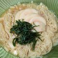yukine104's cooksnap of when they made 【15分】ひんやり爽やか☆桃の冷製パスタ.