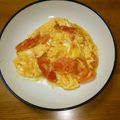 章と碧のごはん's cooksnap of when they made トロトロ～卵とトマトの炒め物♪.