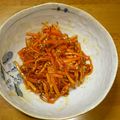章と碧のごはん's cooksnap of when they made にんじんのきんぴら風.