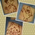 まろちゃん☆'s cooksnap of when they made チョコでかんたん♥キャラクッキー.