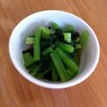 はーむちゃん's cooksnap of when they made ２人分・小松菜のおひたし.