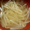 ◇柚葉◇'s cooksnap of when they made ５分クック！もやしと玉ねぎのスープ.
