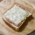 そらてんママ's cooksnap of when they made 洗い物はお皿だけ！ハムマヨトースト☆.