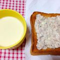 お料理P's cooksnap of when they made ✿食パンにも合う♡ツナクリチのトースト✿.