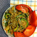 簡単レシピキッチン's cooksnap of when they made ゴーヤと豚キムチのエスニック炒め.