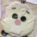 kougamam's cooksnap of when they made *オラフ(ツムツムver.)トースト*.