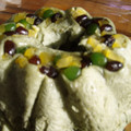 まみむーにぃ's cooksnap of when they made ヨモギと甘納豆のクグロフリース(白神).