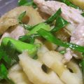 Rick_t's cooksnap of when they made 豚肉とレンコンの柚子胡椒炒め丼.
