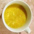 ぽぽろん32's cooksnap of when they made 簡単　たまご入りコーンスープ.