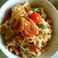 ア～ちゃん's cooksnap of when they made 簡単◎オイルサーディン素麺チャンプルー.