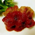 るん♪るん♪♪'s cooksnap of when they made ヘルシー鶏胸肉のトマトソースがけ♪.