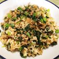 やまぷん's cooksnap of when they made 大人の味☆小松菜とじゃこの炒め飯.