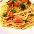 pyonpoco's cooksnap of when they made トマトとバジルの冷製パスタ。.