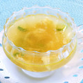 keiO3's cooksnap of when they made 枝豆とオクラのかき玉スープ.